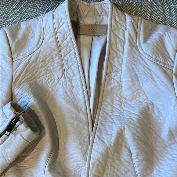 Blank NYC Light Pink Pleather Jacket - Picture 4 of 6